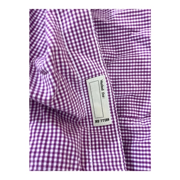 J. Crew Classic Stretch Sewn for Secret Wash Shirting Button-Down Size Large - Picture 6 of 11
